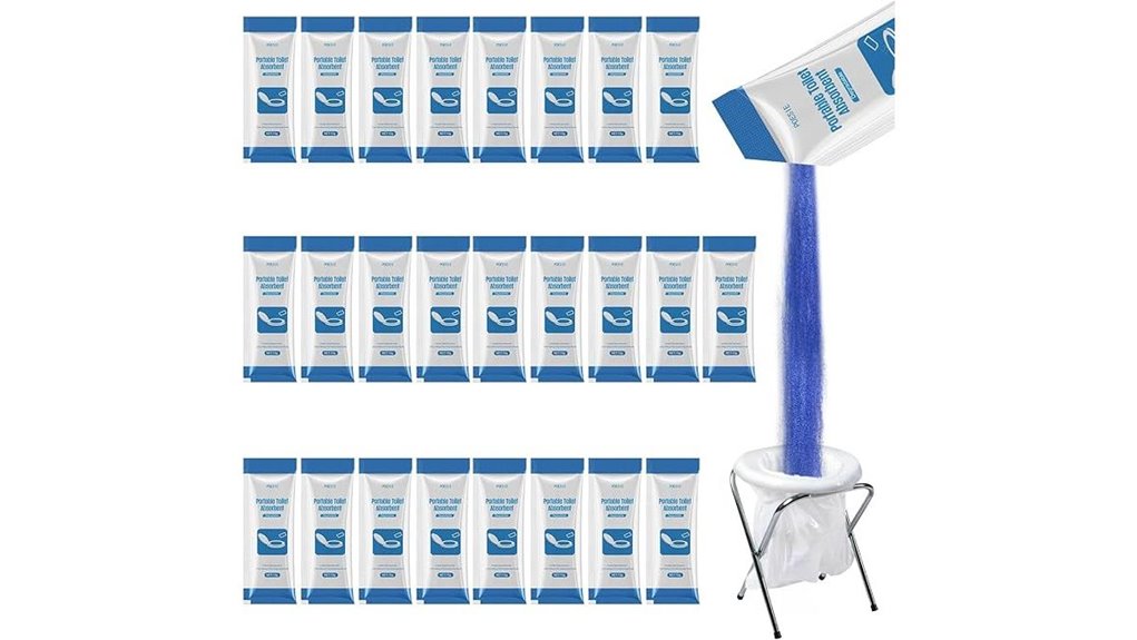 portable toilet absorbent gel