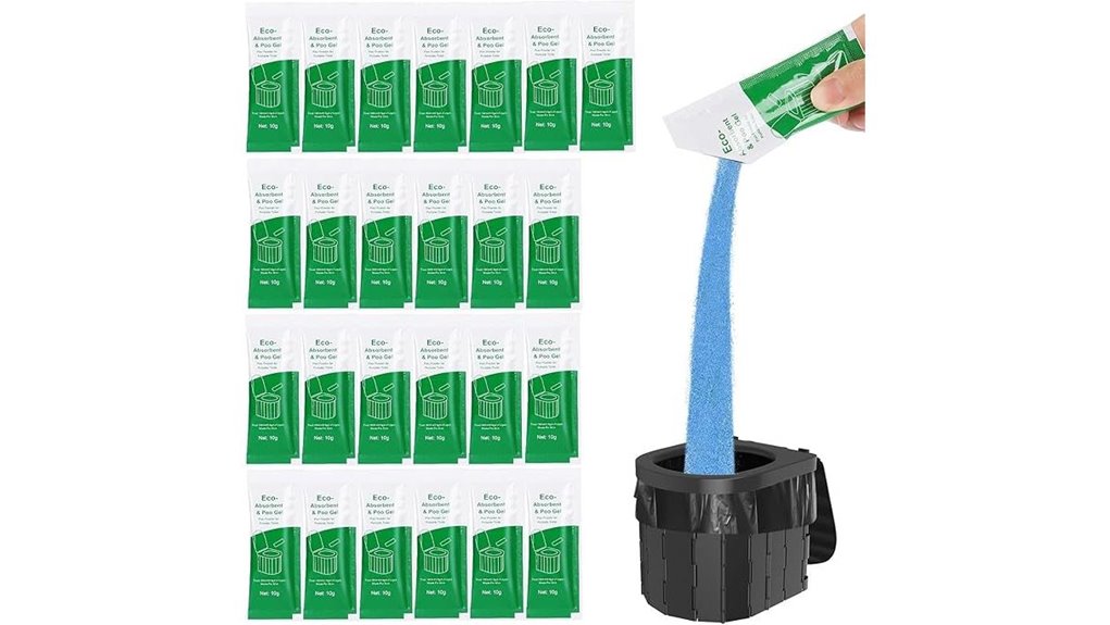 portable toilet odor control