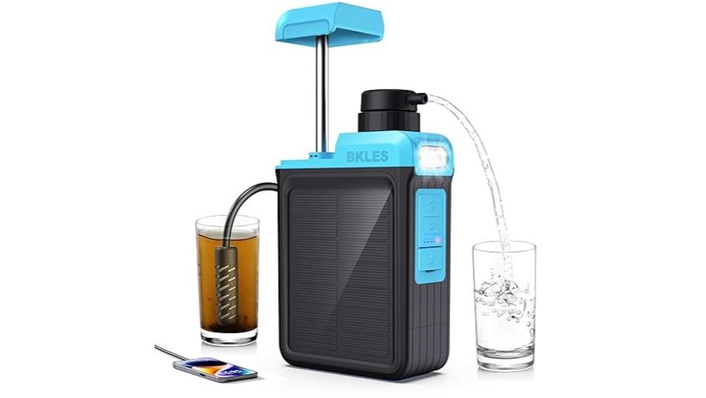 portable water filtration system