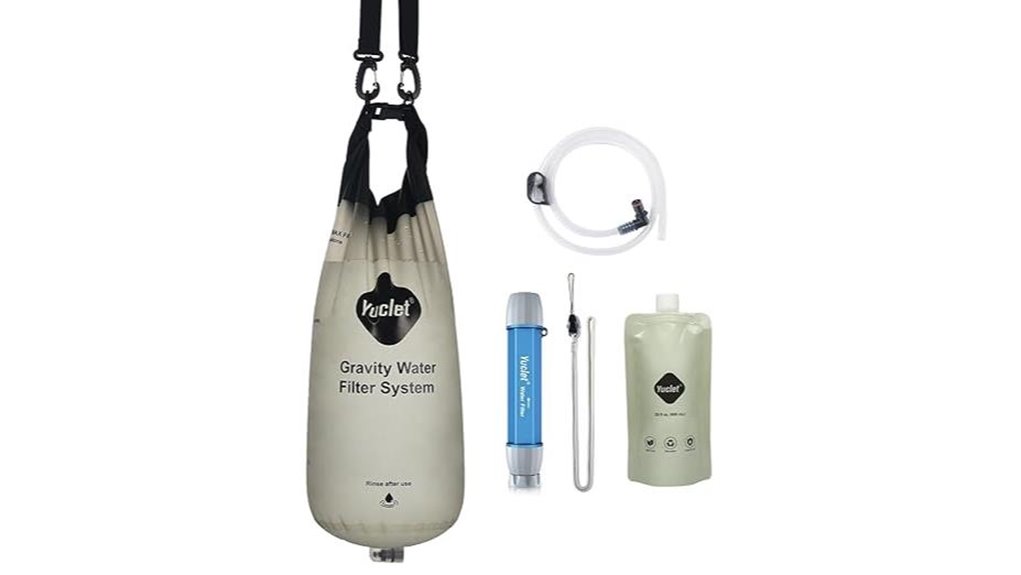 portable water filtration system