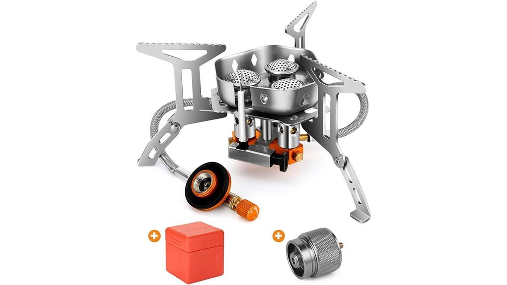 powerful windproof camp stove