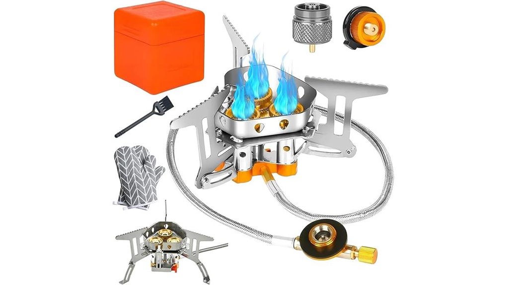 powerful windproof camping stove