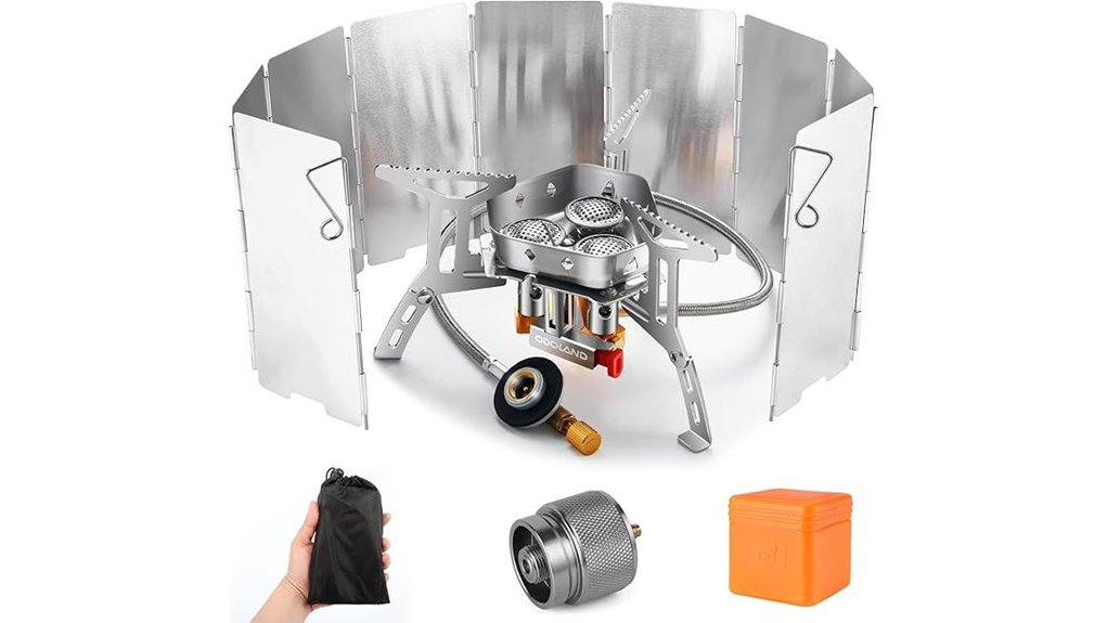 powerful windproof camping stove
