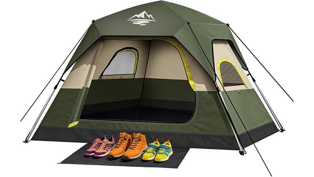 quick setup camping tent