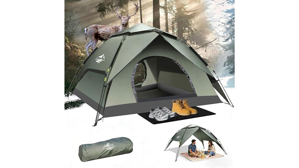 quick setup camping tent