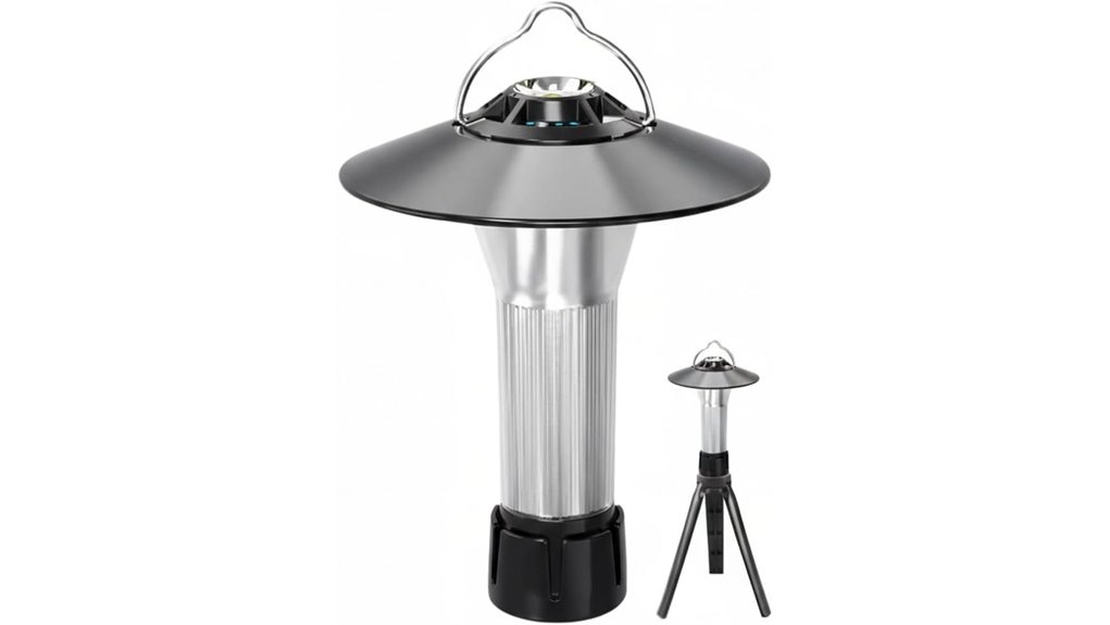 rechargeable camping light tripod