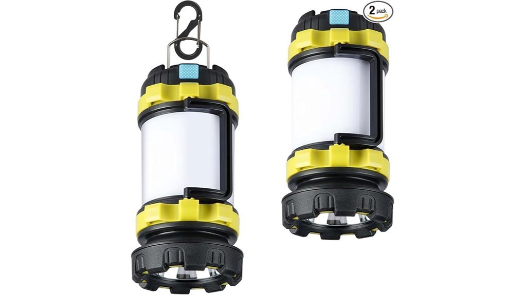 rechargeable green camping lanterns