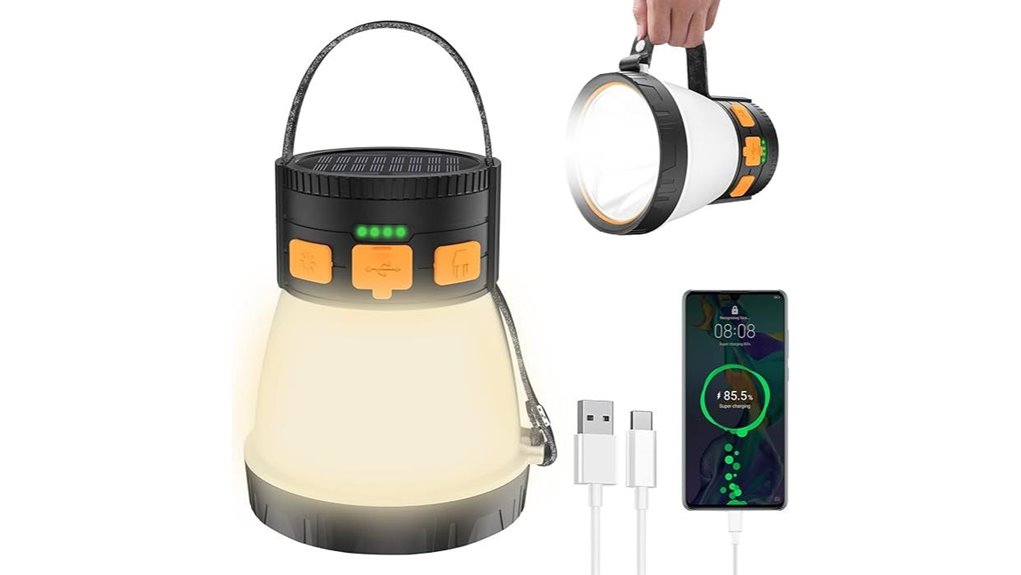 rechargeable waterproof led lantern