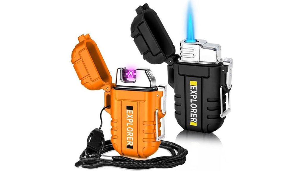 rechargeable waterproof windproof lighters