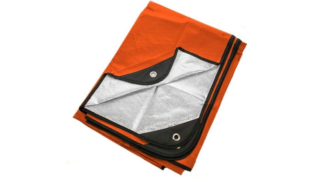 reflective insulated survival tarp