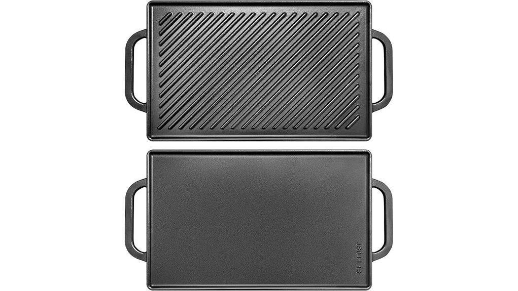 reversible cast iron griddle