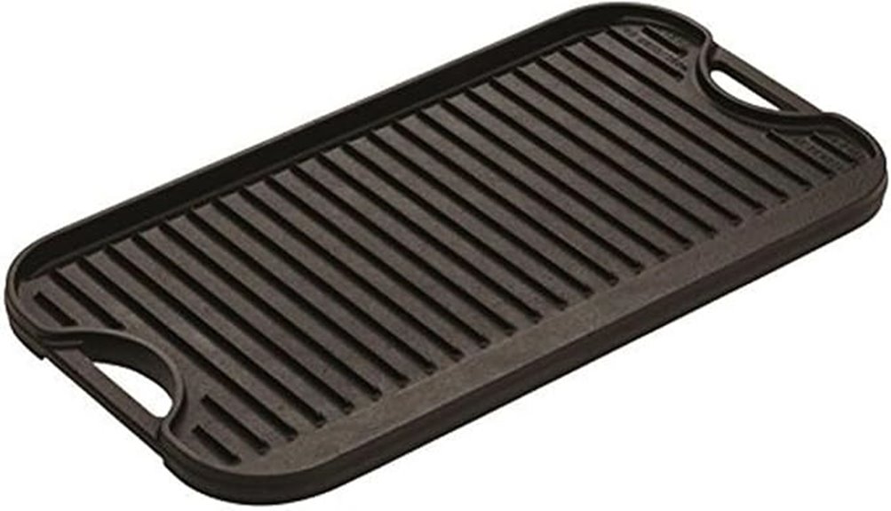 reversible grill and griddle