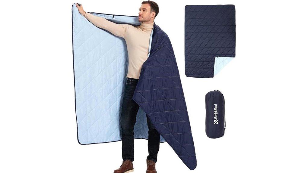 royal blue ultralight blanket