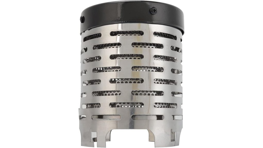 safe camping heater design