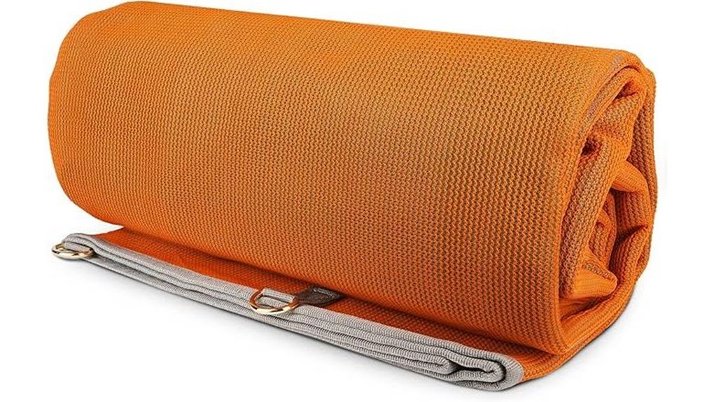 sand free camping mat set