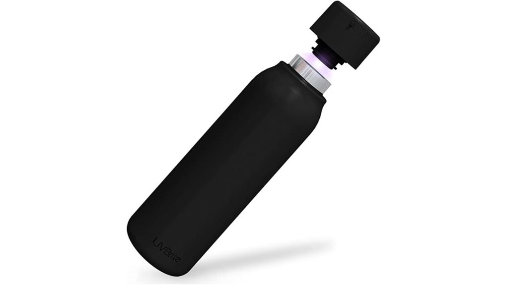 self cleaning purifying water bottle