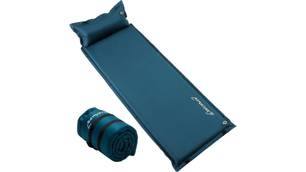 self inflating camping sleeping pad