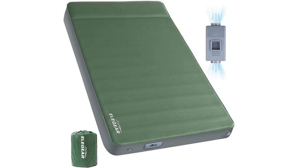 self inflating sleeping pad