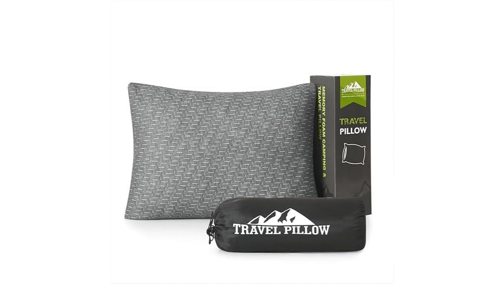 shredded foam travel pillow