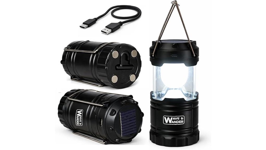 solar powered camping lantern