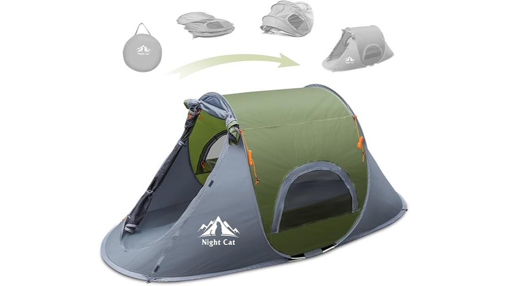 solo camping tent solution