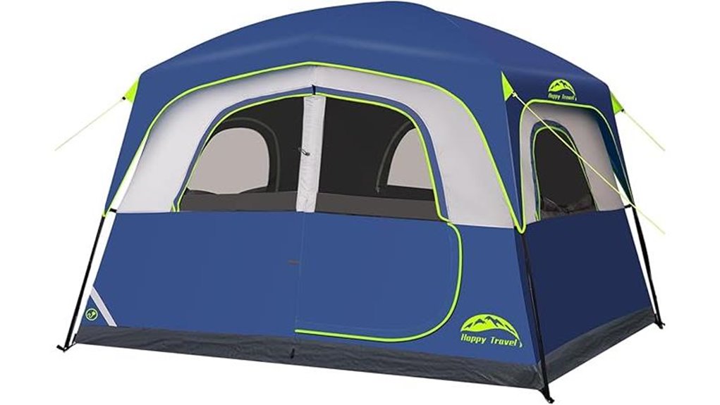 spacious blackout camping tent
