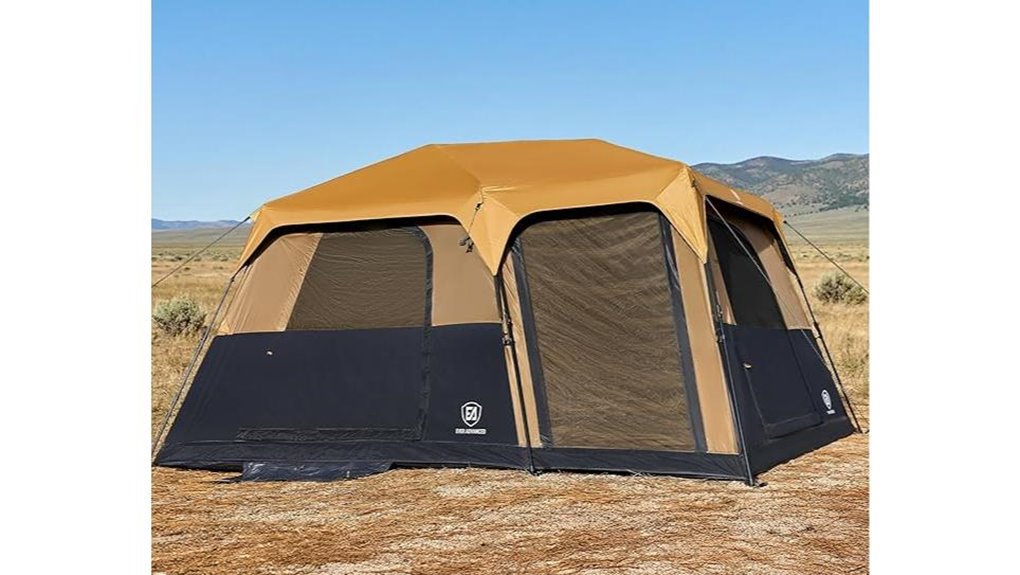 spacious group camping tent