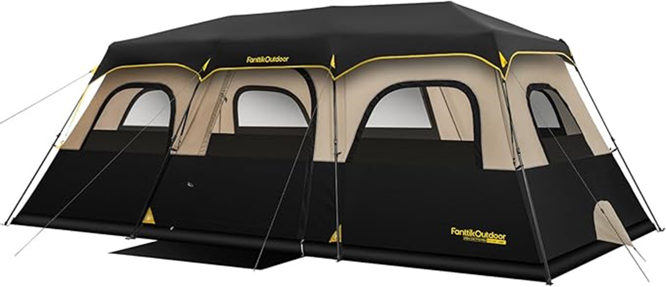 spacious instant cabin tent