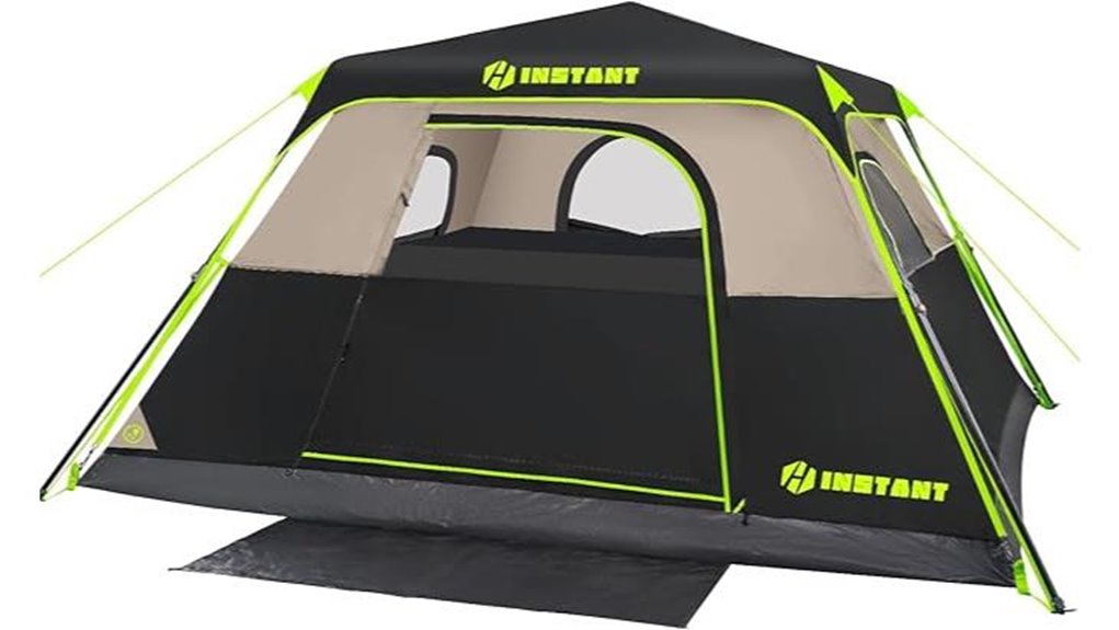 spacious waterproof pop up tent