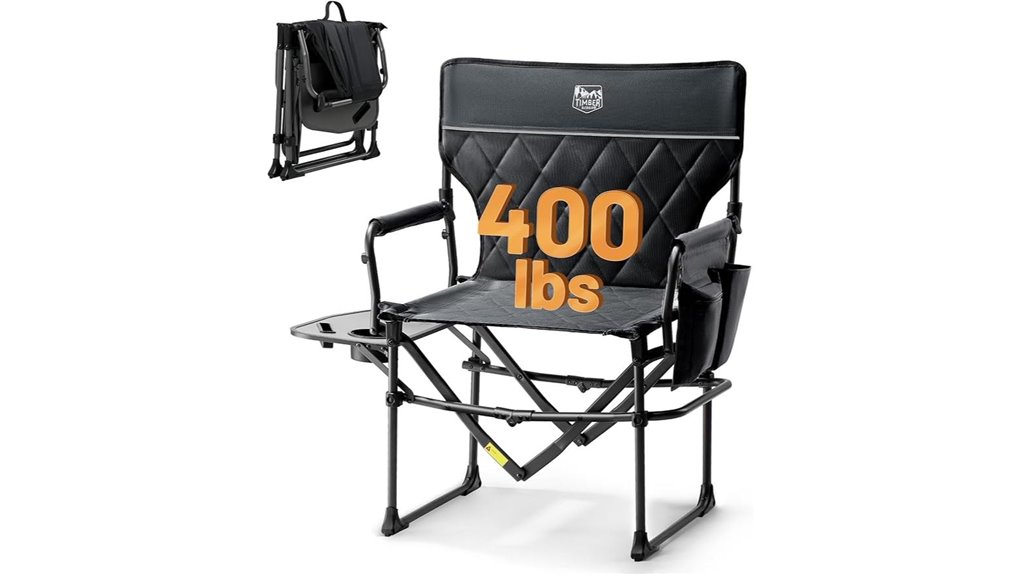 sturdy camping chair design