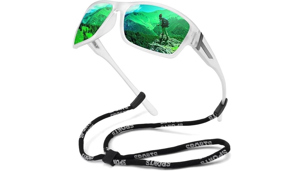 stylish polarized sports eyewear