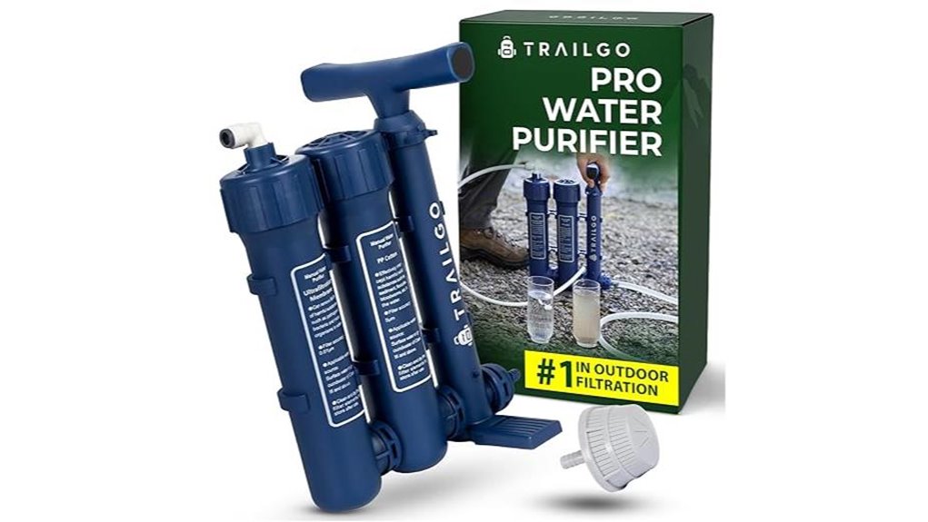 survival camping water purifier