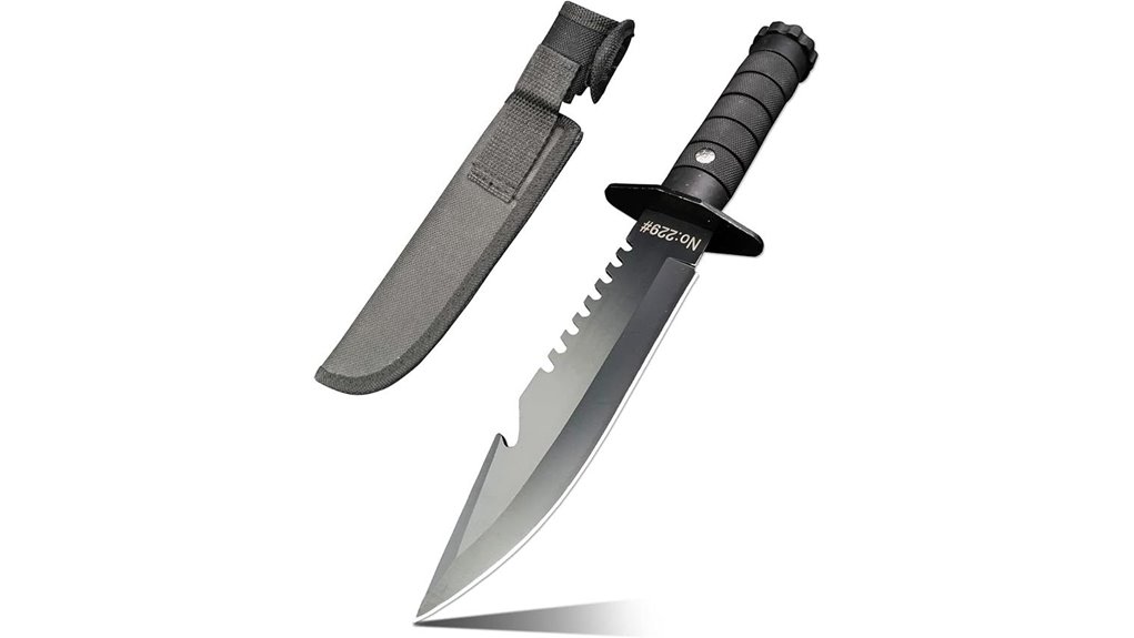 survival knife with durability