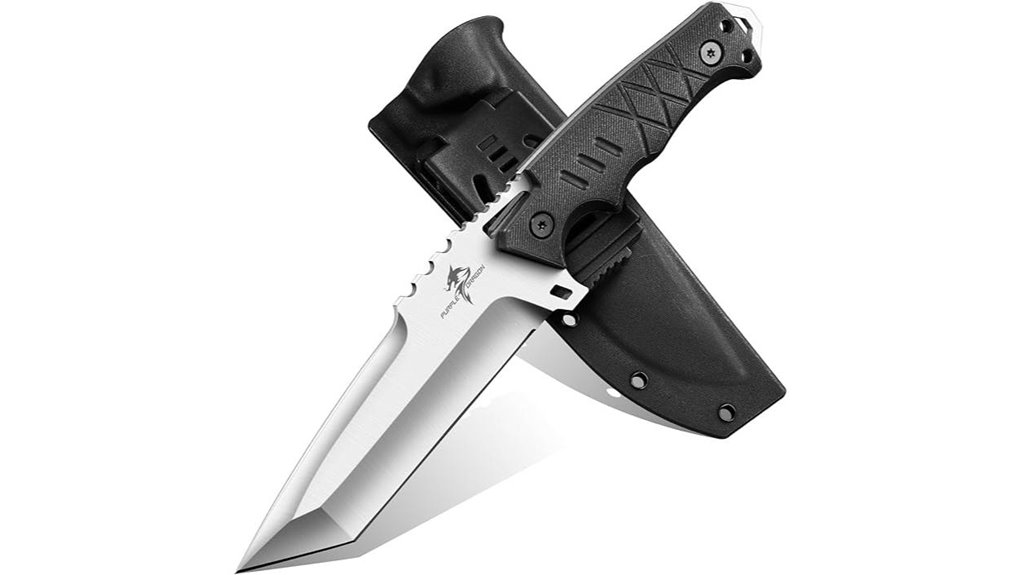 survival knife with sheath