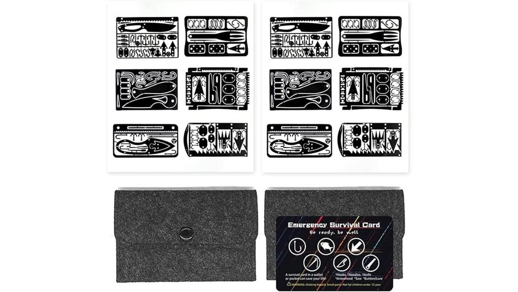survival multitool card kit