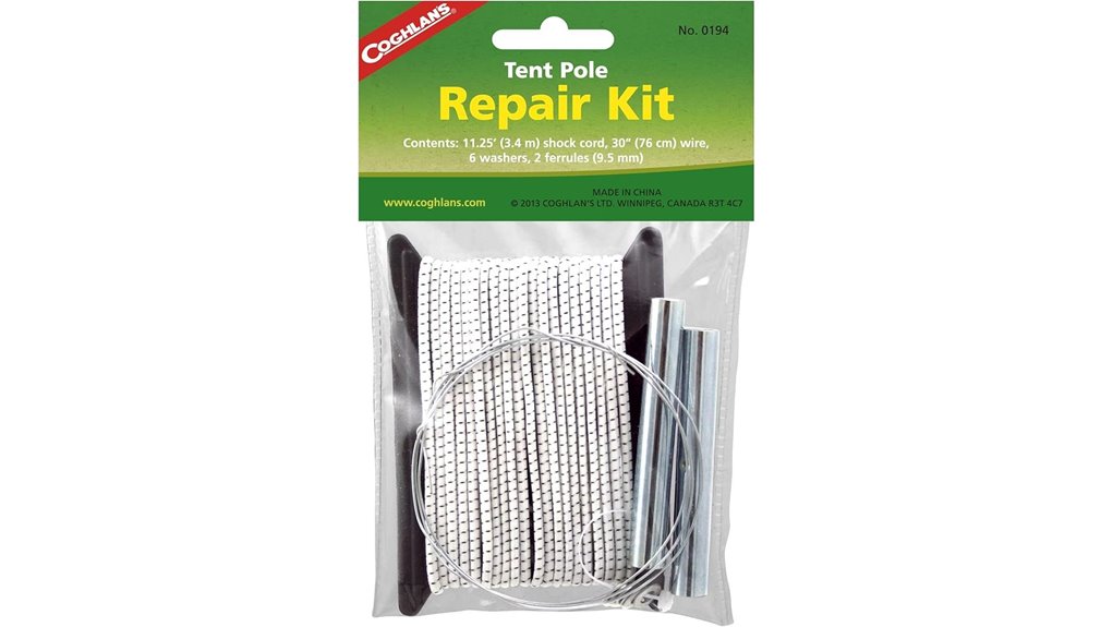 tent pole repair solution