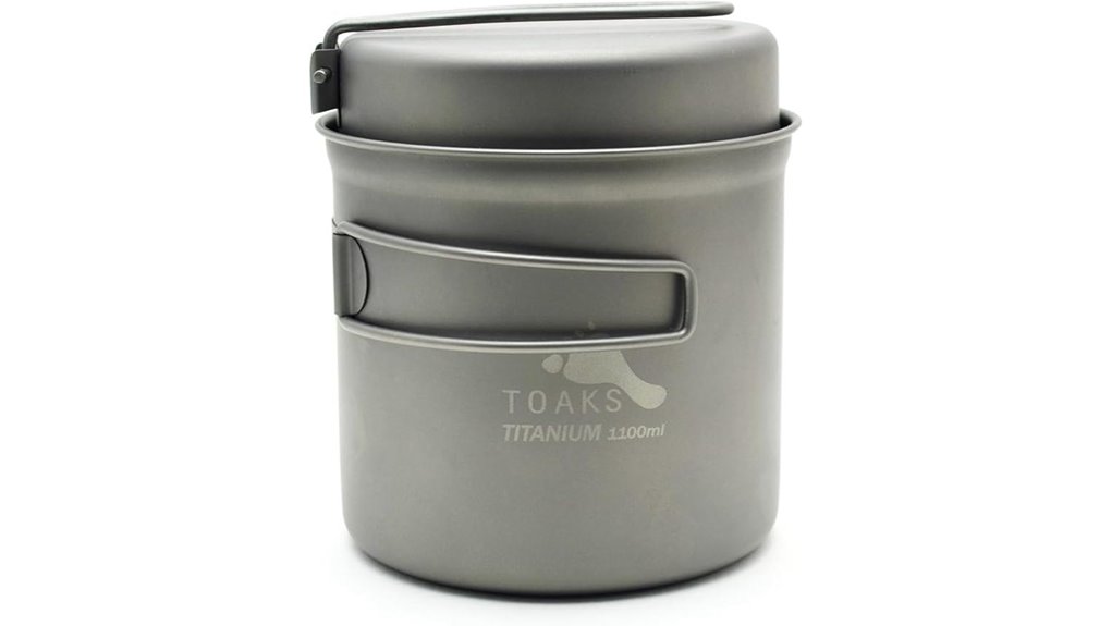 titanium cooking pot set