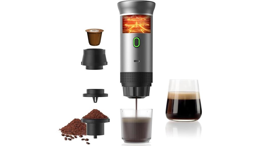 travel friendly espresso maker