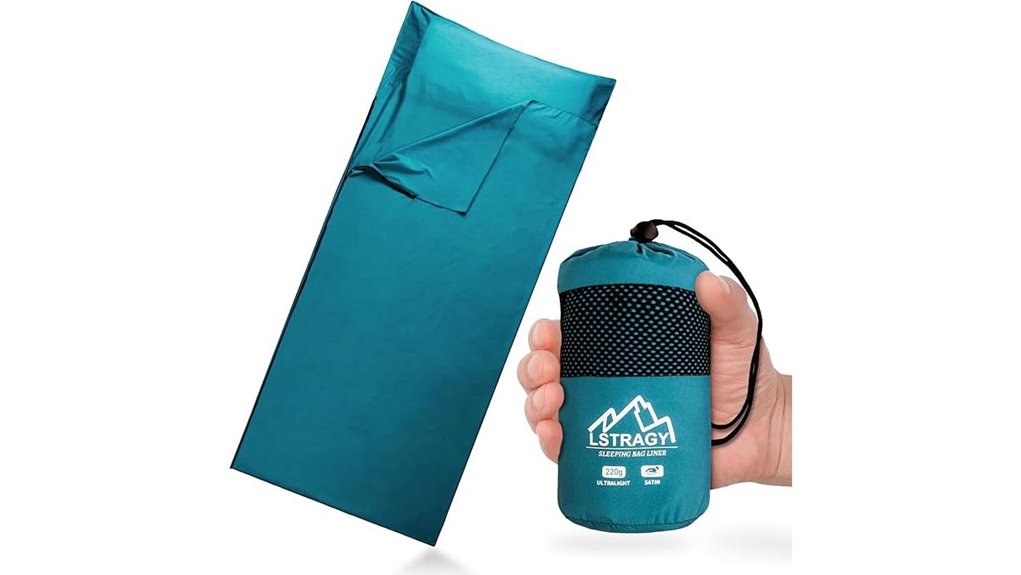 travel friendly sleeping bag liner