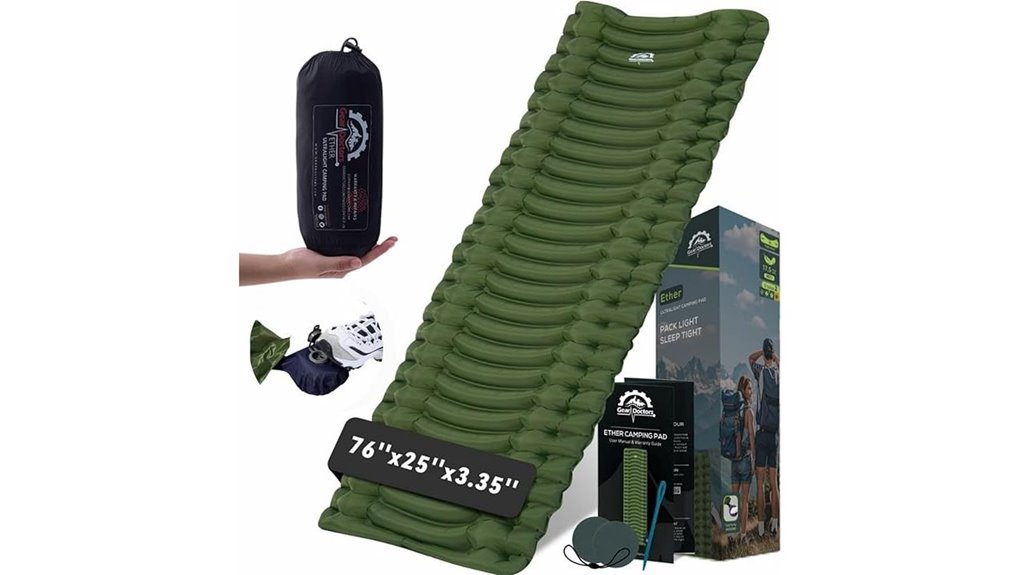 ultralight camping sleeping pad