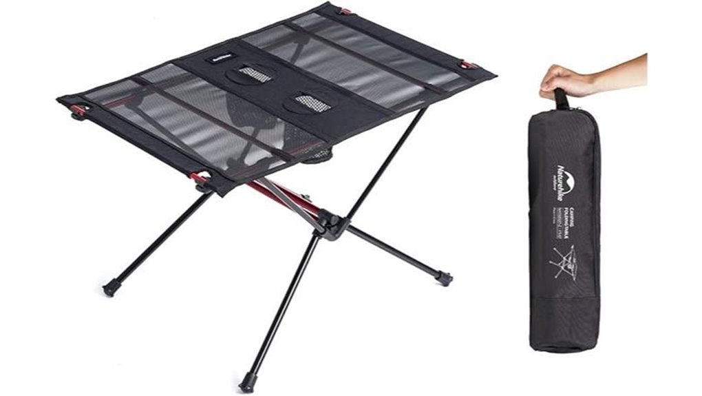 ultralight camping table set