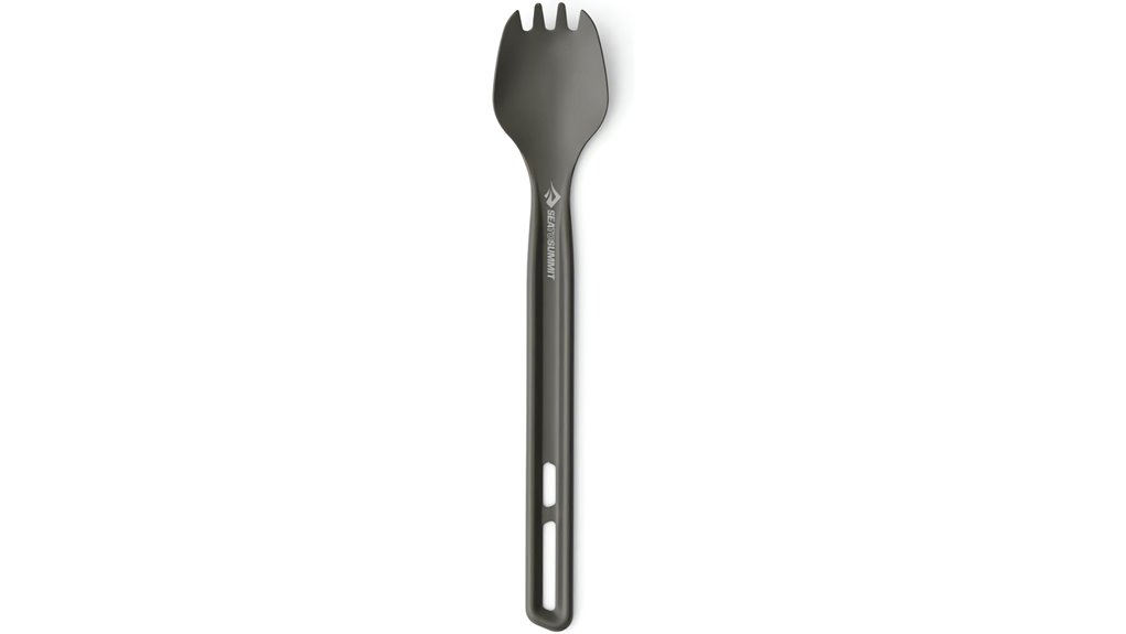 ultralight spork with handle