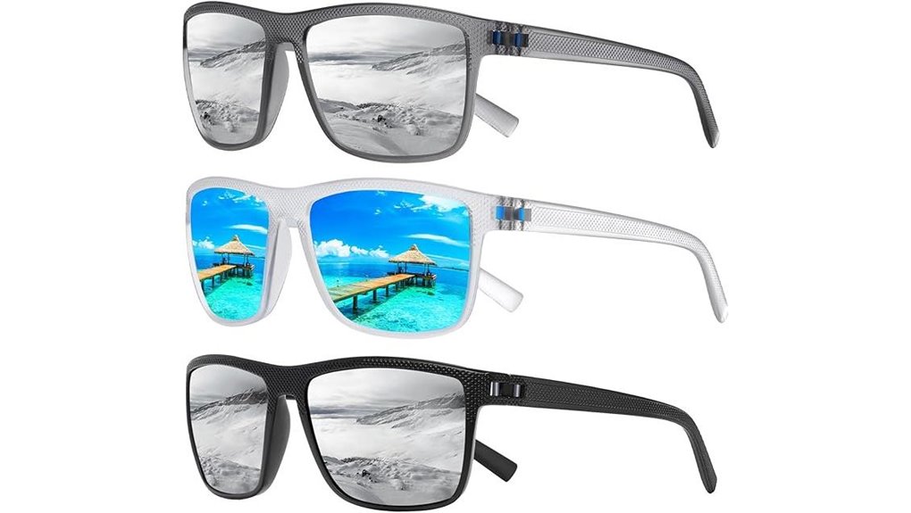 uv protection square sunglasses