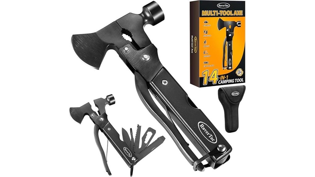 versatile camping multitool axe