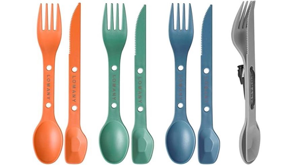 versatile camping utensil set