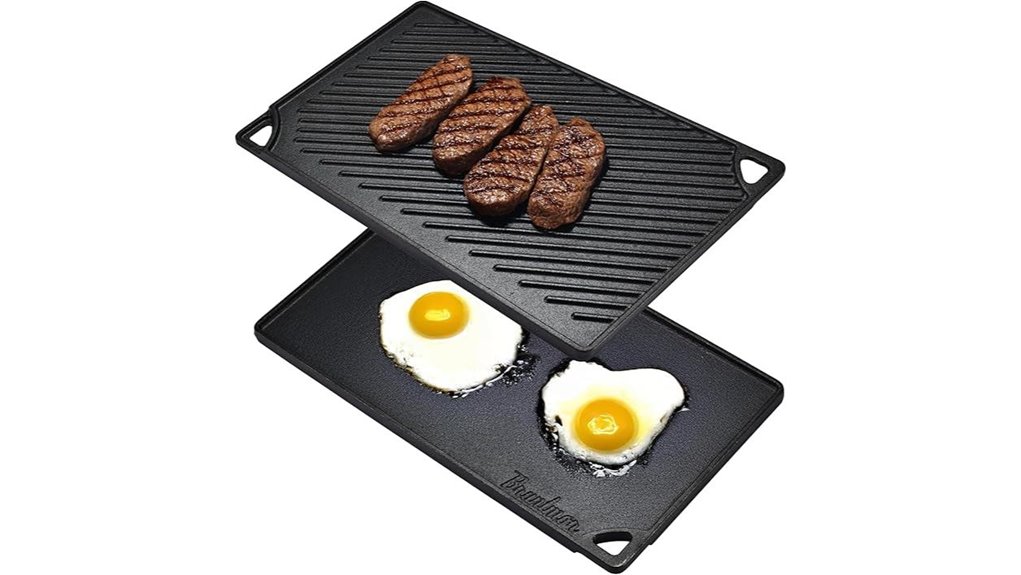 versatile dual purpose grilling surface