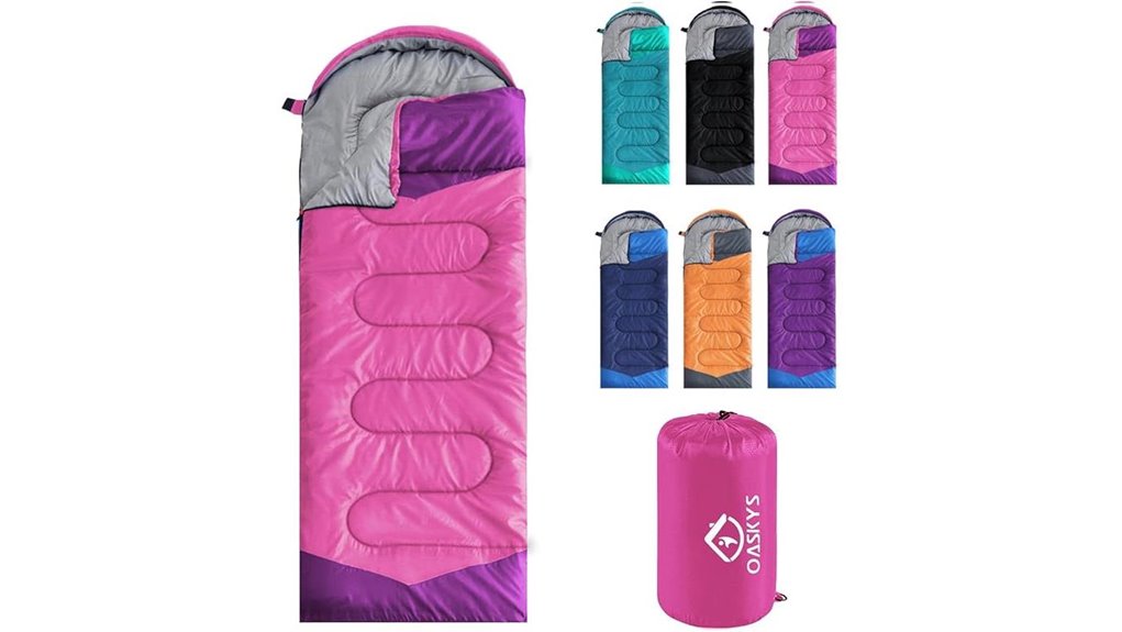 versatile family camping sleeping bag