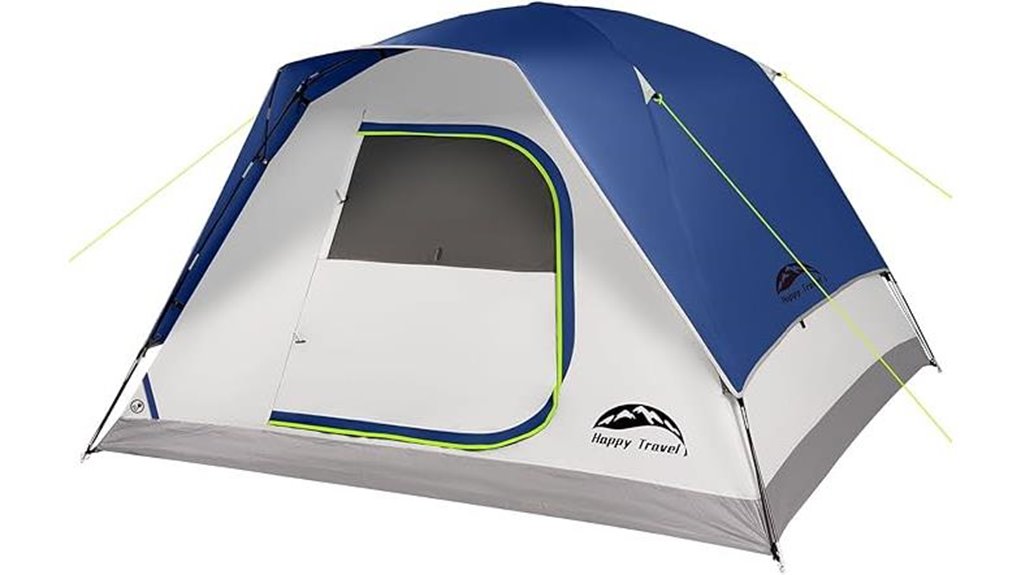 versatile four person camping tent