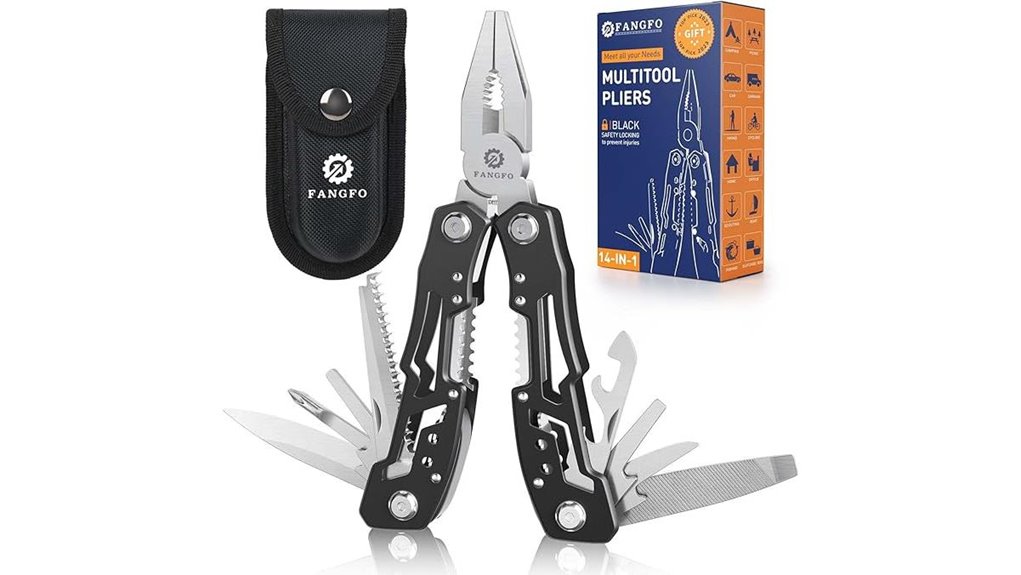 versatile multitool with locking