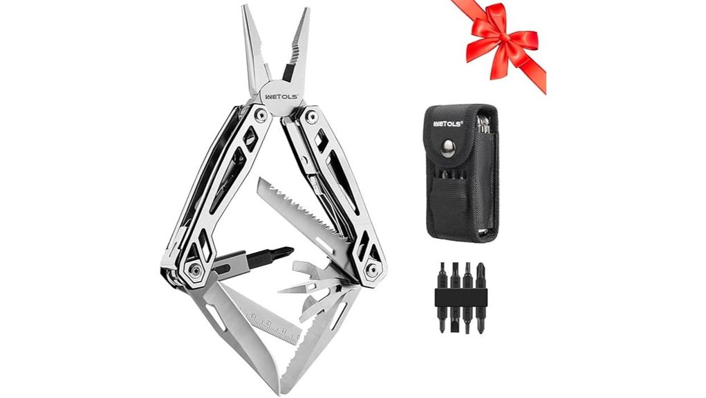 versatile stainless steel multitool